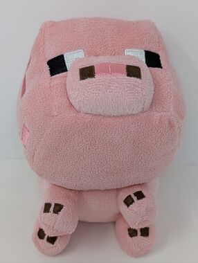 Minecraft Pig Plush Pink Stuffed AnimalToy